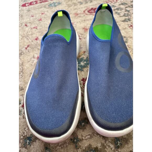 OOFOS Men's Blue OOmg eeZee Low Low Top Recovery Comfort Shoes Size 12 - Picture 4 of 7